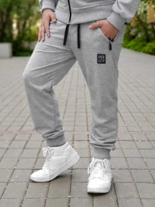 Spodnie dresowe Vice City Szary Melanż 