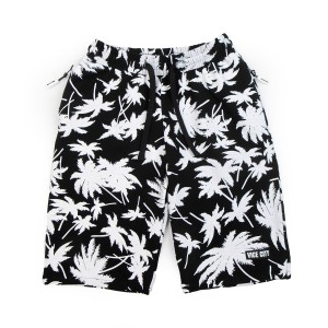 Hurt Krótkie Spodenki Vice City PRINT Palma Czarne