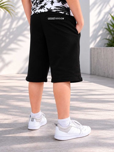 SPODENKI 3/4 BAGGY CZARNE 1