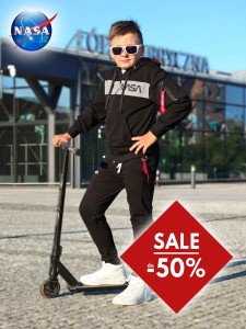 Bluza dresowa NASA Kolor Popiel nsa