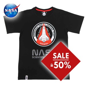 T-shirt NASA Odyssey Czarny nsa
