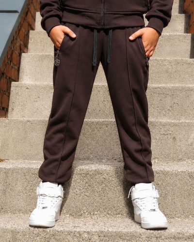 Spodeni dresowe GS Jogger Elegant Czekolada 29