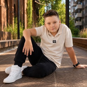 Koszulka Polo GS Elegant Beż