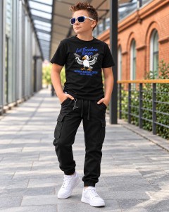T-shirt Vice City Orzeł Czarny